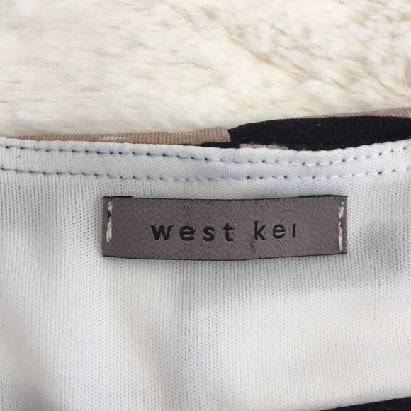 ❤️west Kei❤️Women's Striped Blouse Size (Small) - Picture 4 of 8